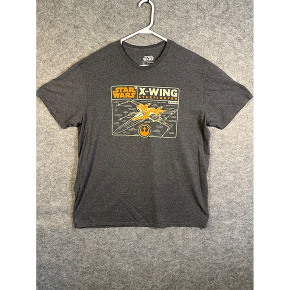 Fifth Sun Other - Star Wars Fifth Sun X-Wing Starfighter Graphic T-Shirt Mens XL Charcoal Heather